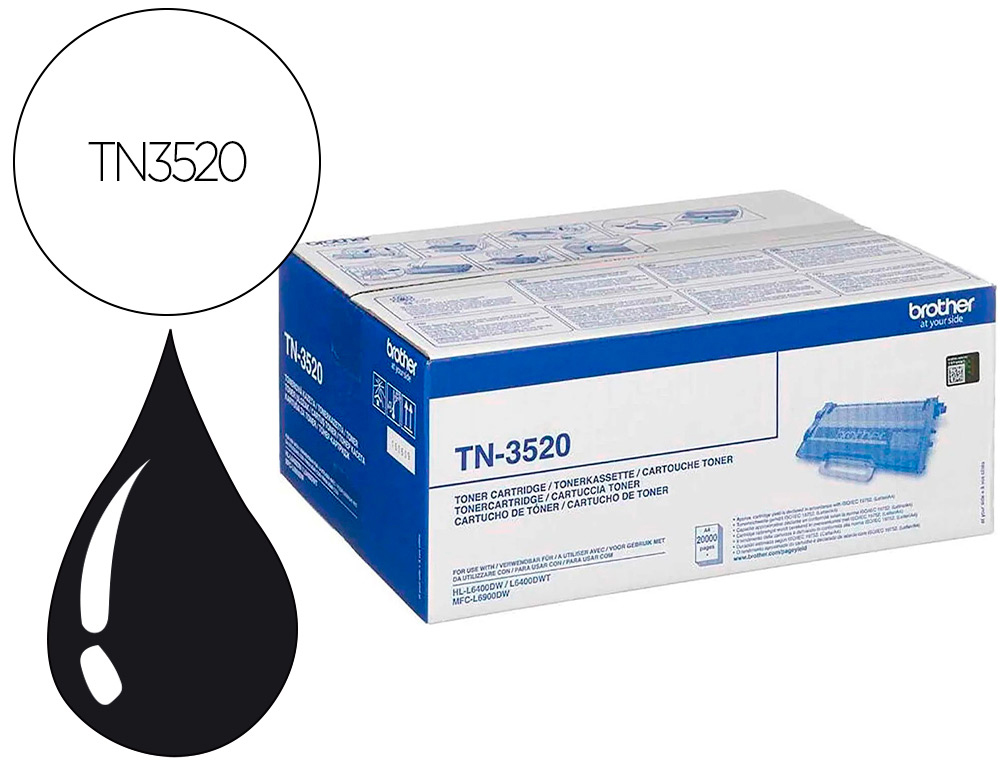 TONER BROTHER HLL6400DW 20000 PAGINAS NEGRO