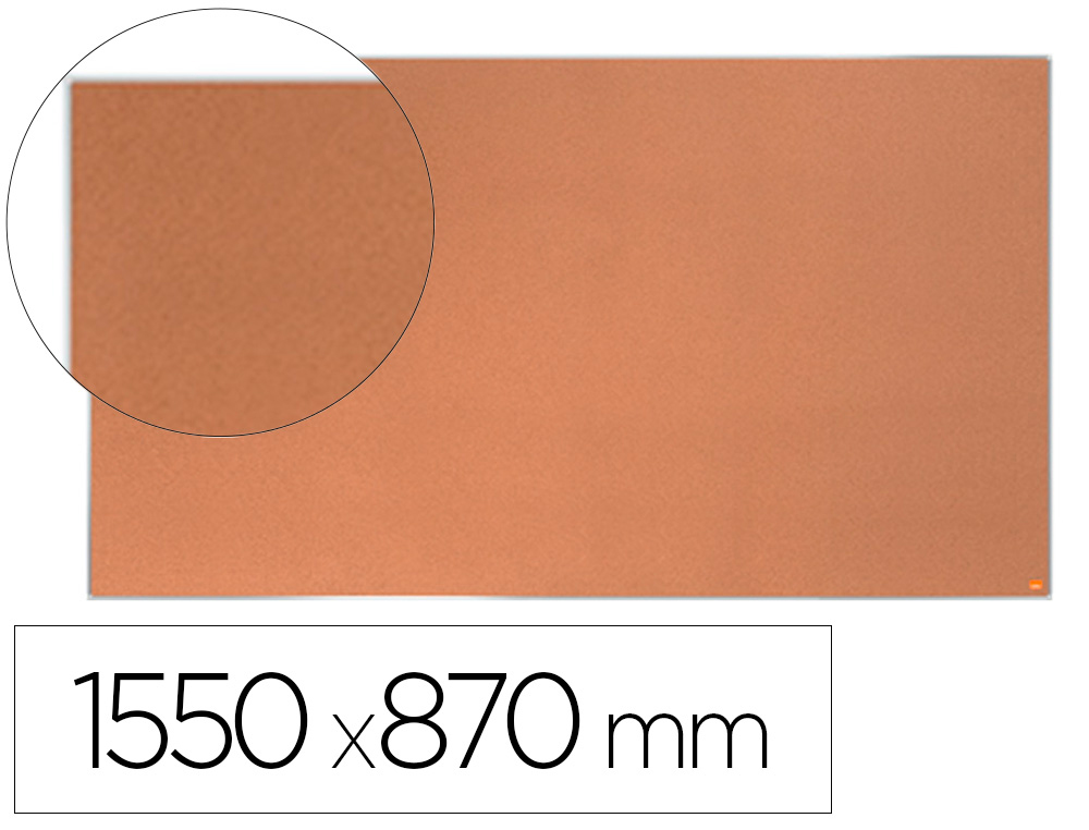 TABLERO DE ANUNCIOS NOBO IMPRESSION PRO CORCHO FORMATO PANORAMICO 70\&quot; 1550X870 MM