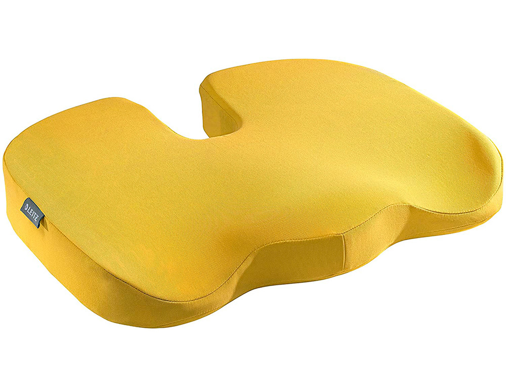 COJIN DE ASIENTO LEITZ ACTIVE ERGO COSY COLOR AMARILLO 355X75X455 MM