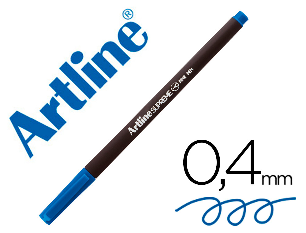 ROTULADOR ARTLINE SUPREME EPFS200 FINE LINER PUNTA DE FIBRA AZUL ULTRAMAR 0,4 MM