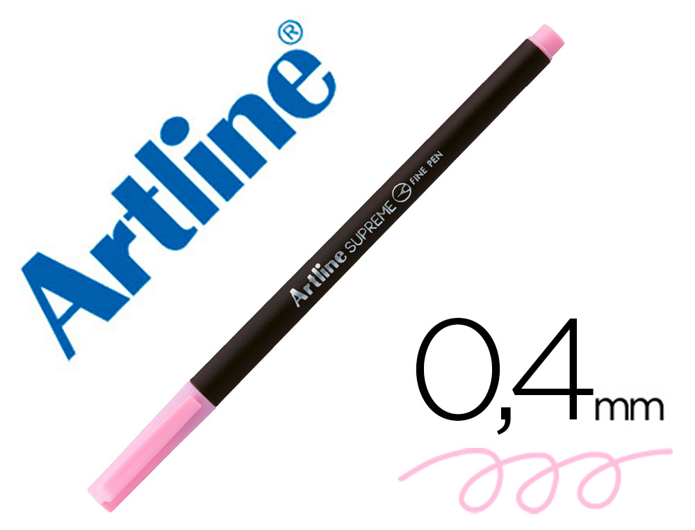 ROTULADOR ARTLINE SUPREME EPFS200 FINE LINER PUNTA DE FIBRA ROSA CLARO 0,4 MM