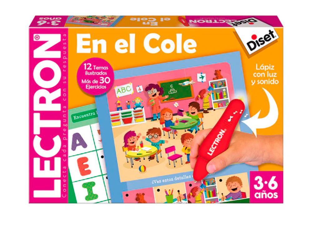 JUEGO DISET DIDACTICO LECTRON EN EL COLE