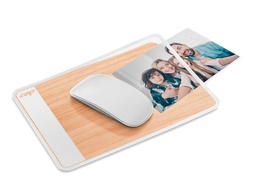 [1008101021] ALFOMBRILLA DE RATON CEP SILVA BAMBU CON SOLAPA TRANSPARENTE 210X150X2 MM