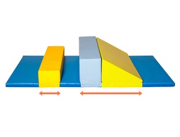 [435] CONJUNTO PSICOMOTROCIDAD 81 SUMO DIDACTIC MULTICOLOR 200X100X30 CM