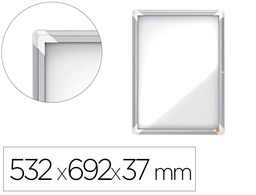 [1902557] VITRINA DE ANUNCIOS NOBO PREMIUM PLUS MAGNETICA 4 X DIN A4 532X692X37 MM