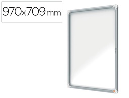 [1902580] VITRINA DE ANUNCIOS NOBO PREMIUM PLUS MAGNETICA DE EXTERIOR 9 X DIN A4 1000X752X45 MM