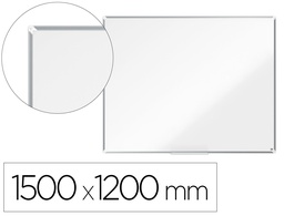 [1915159] PIZARRA BLANCA NOBO PREMIUM PLUS ACERO LACADO MAGNETICA 1500X1200 MM