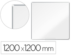 [1915157] PIZARRA BLANCA NOBO PREMIUM PLUS ACERO LACADO MAGNETICA 1200X1200 MM