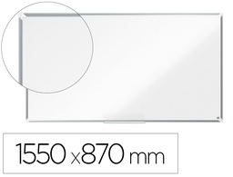 [1915373] PIZARRA BLANCA NOBO PREMIUM PLUS ACERO LACADO FORMATO PANORAMICO 70\" MAGNETICA 1550X870 MM