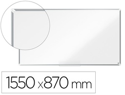 [1915368] PIZARRA BLANCA NOBO PREMIUM PLUS ACERO VITRIFICADO FORMATO PANORAMICO 70\" MAGNETICA 1550X870 MM