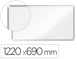 [1915367] PIZARRA BLANCA NOBO PREMIUM PLUS ACERO VITRIFICADO FORMATO PANORAMICO 55\" MAGNETICA 1220X690 MM