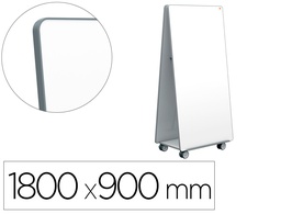 [1915560] SISTEMA MOVIL NOBO MOVE&amp;MEET 2 PIZARRAS MAGNETICAS CON 2 BANDEJAS PARA ACCESORIOS 1800X900 MM