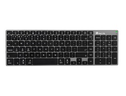 [FORTUNE-BT] TECLADO NGS FORTUNE MULTIMODE INALAMBRICO 12 TECLAS MULTIMEDIA COLOR ALUMINIO 364X116X14 MM