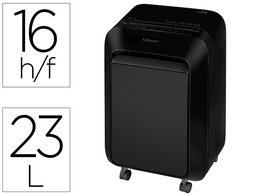 [5502501] DESTRUCTORA DE DOCUMENTOS FELLOWES LX-210 CAPACIDAD DE CORTE 16 H SEGURIDAD P4 DESTRUYE GRAPAS CLIPS Y