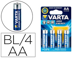 [AA-4906] PILA VARTA ALCALINA LONGLIFE POWER AA TIPO LR-06 BLISTER DE 4 UNIDADES