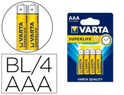 [AAA-2003] PILA VARTA SALINA SUPERLIFE AAA TIPO R-03 BLISTER DE 4 UNIDADES