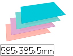 [60196D] VADE DE SOBREMESA EXACOMPTA AQUAREL CARTON FORRADO COLORES PASTEL SURTIDOS 585X385X5 MM