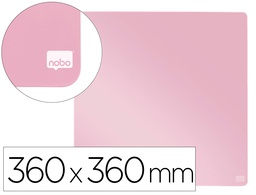 [1915623] PIZARRA NOBO MAGNETICA PARA EL HOGAR COLOR ROSA 360X360 MM