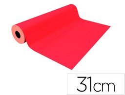 [91101100] PAPEL DE REGALO BASIKA METALIZADO ROJO BOBINA ANCHO 31 CM LONGITUD 80 M