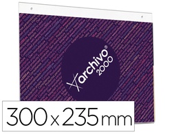 [10804 CS TP] EXPOSITOR MURAL ARCHIVO 2000 CON TALADROS ULTRA TRANSPARENTE DIN A4 HORIZONTAL 300X235 MM