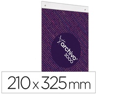 [10704 CS TP] EXPOSITOR MURAL ARCHIVO 2000 CON TALADROS ULTRA TRANSPARENTE DIN A4 VERTICAL 210X325 MM