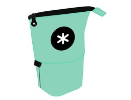 [TK54] BOLSO ESCOLAR PORTATODO ANTARTIK CUBILETE COLOR MENTA 190X60X80 MM