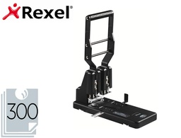 [2100994] TALADRADOR REXEL HD 2300 ULTRAINTENSIVA METALICO CAPACIDAD 300 HOJAS COLOR NEGRO