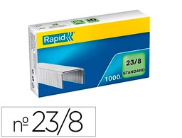 [24869200] GRAPAS RAPID 23/8 MM GALVANIZADA CAJA DE 1000 UNIDADES