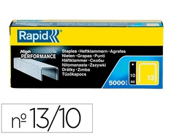 [11840600] GRAPAS RAPID 13/10 MM GALVANIZADA CAJA DE 5000 UNIDADES
