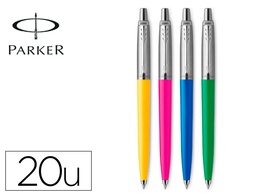 [2189572] BOLIGRAFO PARKER JOTTER ORIGINALS AÑOS 90 TRANSIT LOTE DE 20 UNIDADES COLORES SURTIDOS