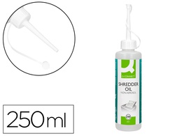 [KF03685] ACEITE LUBRICANTE Q-CONNECT PARA DESTRUCTORA DE DOCUMENTOS BOTE DE 250 ML