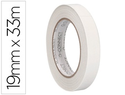 [KF03769] CINTA ADHESIVA Q-CONNECT DOBLE CARA 33 MT X 19 MM