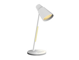 [KF10974] LAMPARA DE OFICINA Q-CONNECT SOBREMESA ABS TACTIL 6W 32 LED 330LM COLOR BLANCO