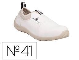 [MIAMIS2BC41] ZAPATOS DE SEGURIDAD DELTAPLUS MICROFIBRA PU SUELA PU MONO-DENSIDAD COLOR BLANCO TALLA 41
