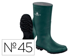 [STONEOBVE45] BOTAS DELTAPLUS DE SEGURIDAD STONE PVC VERDE SUELA DE TACOS TALLA 45