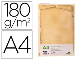 [PW20] PAPEL PERGAMINO LIDERPAPEL DIN A4 DIPLOMA 180 GR PAQUETE DE 50 HOJAS