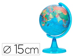 [GL02] GLOBO TERRAQUEO LIDERPAPEL MAPA POLITICO DIAMETRO 15 CM