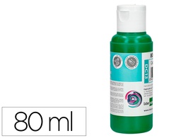 [DC13] PINTURA ACRILICA LIDERPAPEL BOTE DE 80 ML VERDE OSCURO