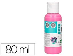 [DC10] PINTURA ACRILICA LIDERPAPEL BOTE DE 80 ML ROSA