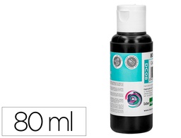 [DC08] PINTURA ACRILICA LIDERPAPEL BOTE DE 80 ML NEGRO