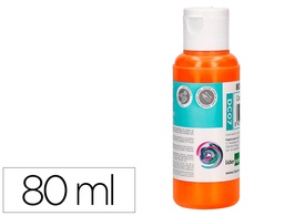 [DC07] PINTURA ACRILICA LIDERPAPEL BOTE DE 80 ML NARANJA