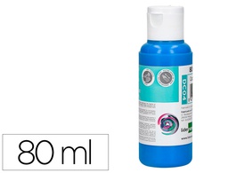 [DC04] PINTURA ACRILICA LIDERPAPEL BOTE DE 80 ML CIAN