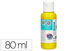 [DC01] PINTURA ACRILICA LIDERPAPEL BOTE DE 80 ML AMARILLO