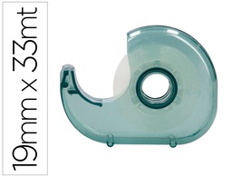 [PO01] MINIPORTARROLLO LIDERPAPEL ECOUSE 100% PLASTICO RECICLADO PARA CINTA DE 33 MT X 19 MM