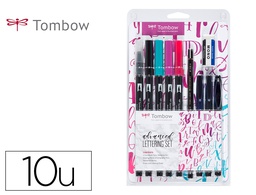 [LS-ADV] SET CALIGRAFIA TOMBOW LETTERING ADVANCE 10 PIEZAS