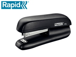 [5000264] GRAPADORA RAPID F5 MINI PLASTICO CAPACIDAD DE GRAPADO 10 HOJAS USA GRAPAS N 10 COLOR NEGRO