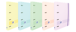 [400146175] CARPETA CON RECAMBIO OXFORD EUROPEANBINDER LIVE&amp;GO DIN A4+POLYFOAM 4 ANILLAS 35 MM CUADRO 5 MM COLORES PASTEL