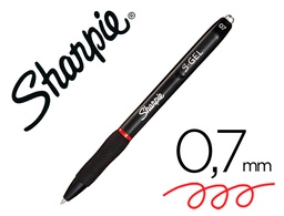 [2136599] BOLIGRAFO SHARPIE RETRACTIL TINTA GEL PUNTA 0,7 MM COLOR ROJO