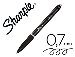 [2136595] BOLIGRAFO SHARPIE RETRACTIL TINTA GEL PUNTA 0,7 MM COLOR NEGRO