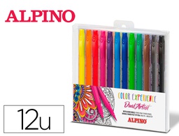 [AR000186] ROTULADOR ALPINO DUAL ARTIST COLOR EXPERIENCE ESTUCHE DE 12 UNIDADES COLORES SURTIDOS